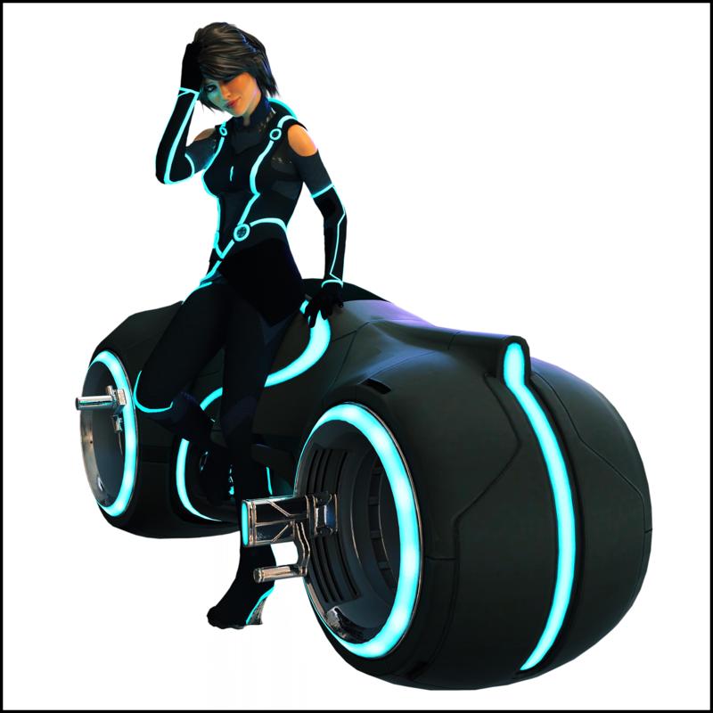 TRON Quorra Statuette