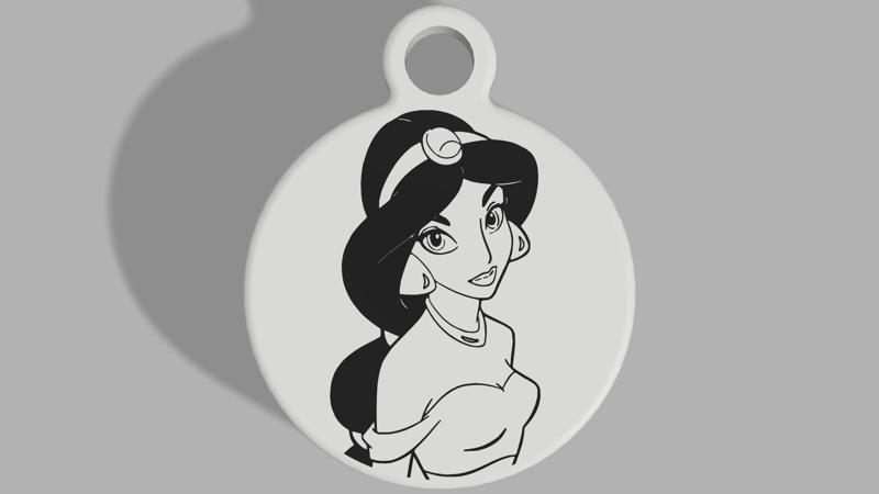 Jasmine Keyring