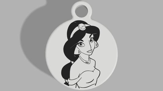 Jasmine Keyring