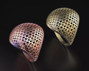 ultra vision Silver Gold  Print