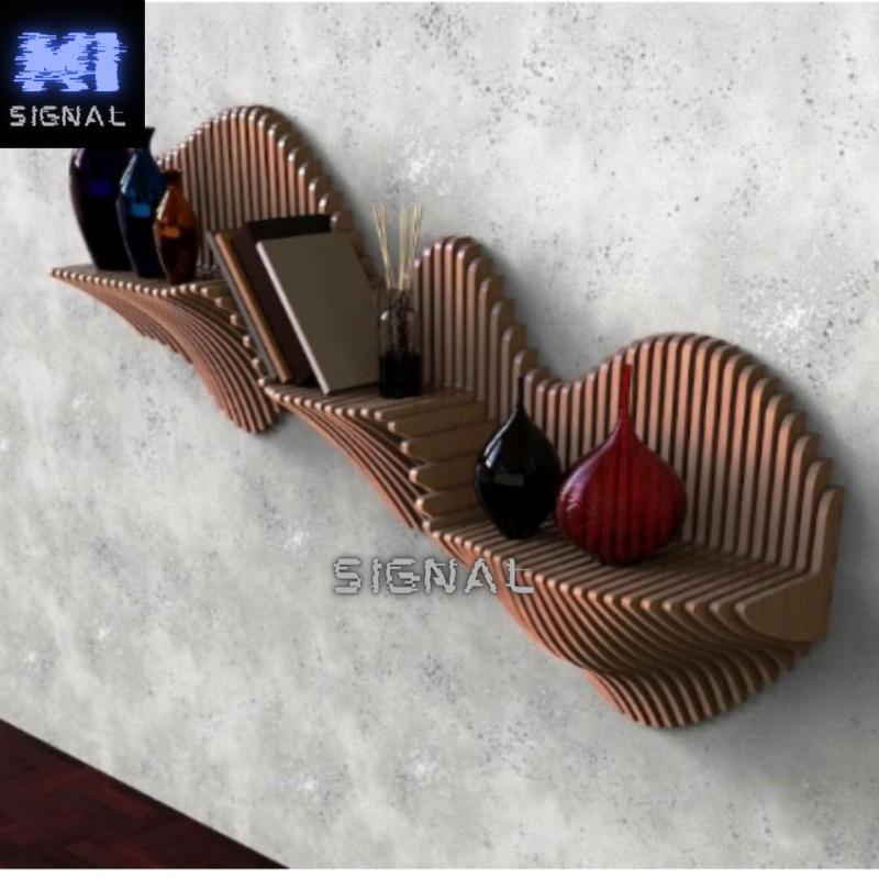 MODERN CNC SHELF - LASER CUTTING