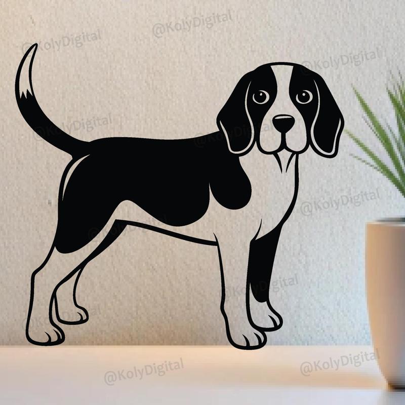 baby Beagle dog wall art