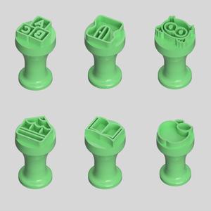 Stamps for sweets and brigadeiros - teachers.