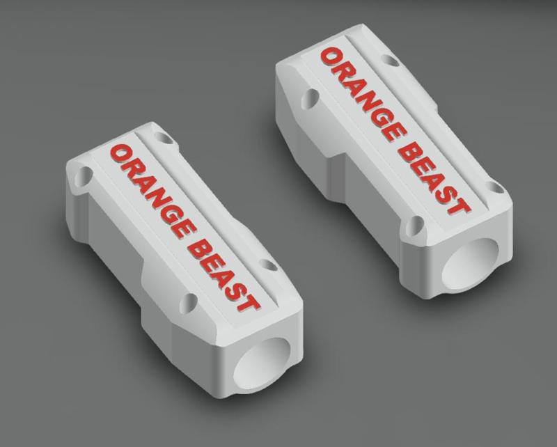 Crash Bar Protector for KTM  "Black Beast" - 3D Printable