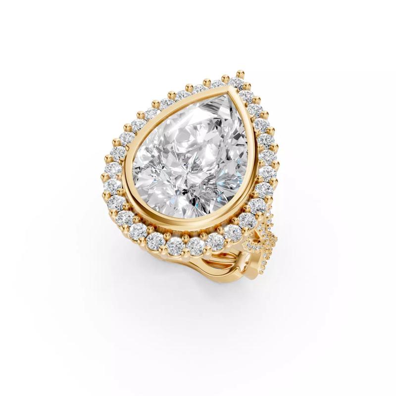 Pear Diamond Ring