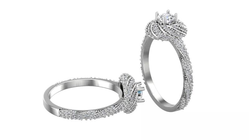 Twist Ring Model 2 pieces