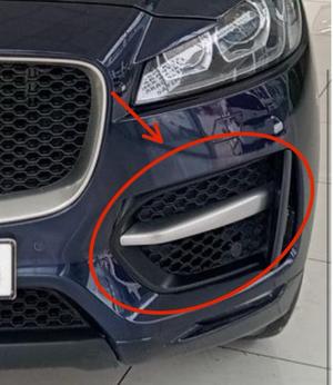 Jaguar F-Pace Fog Light Frame