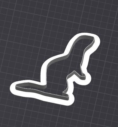 Ferret or Squirrel Sitting Cookie Cutter – ~4" STL File