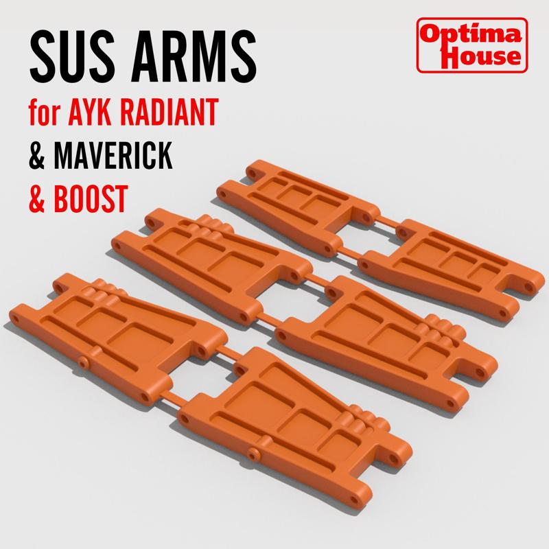 SUSPENSION ARMS for AYK Radiant Boost Maverick