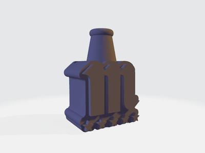 beer logo hookah mouthpiece