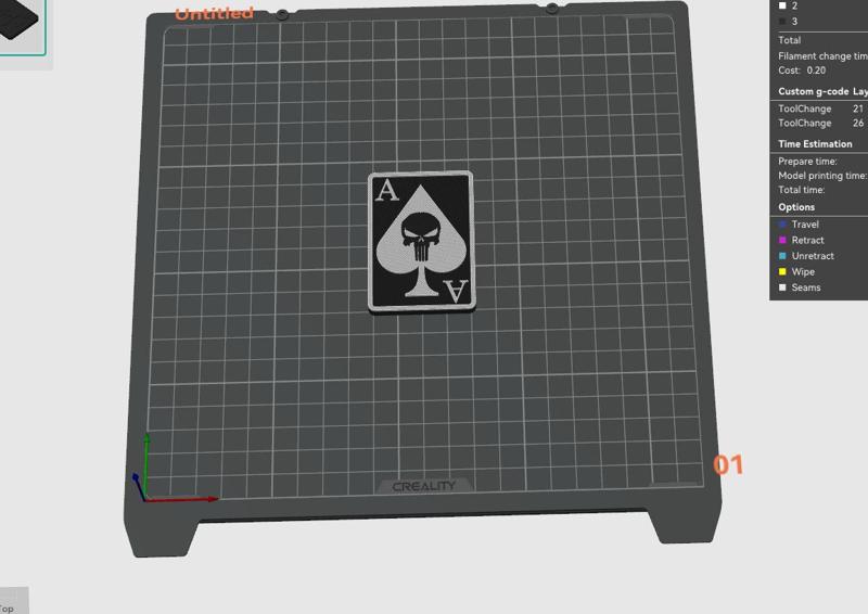 Fridge Magnet Ace of Spades PUNISHER