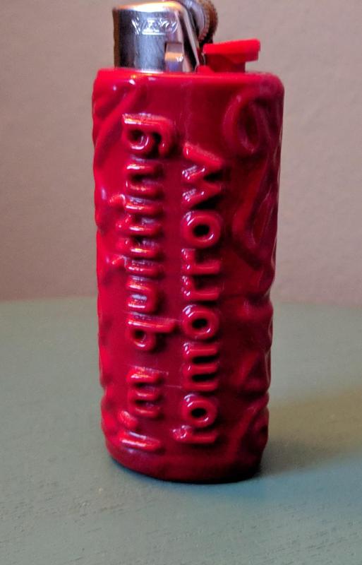 Bic STOP SMOKING lighter cover