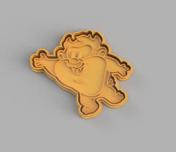baby taz cookie cutter