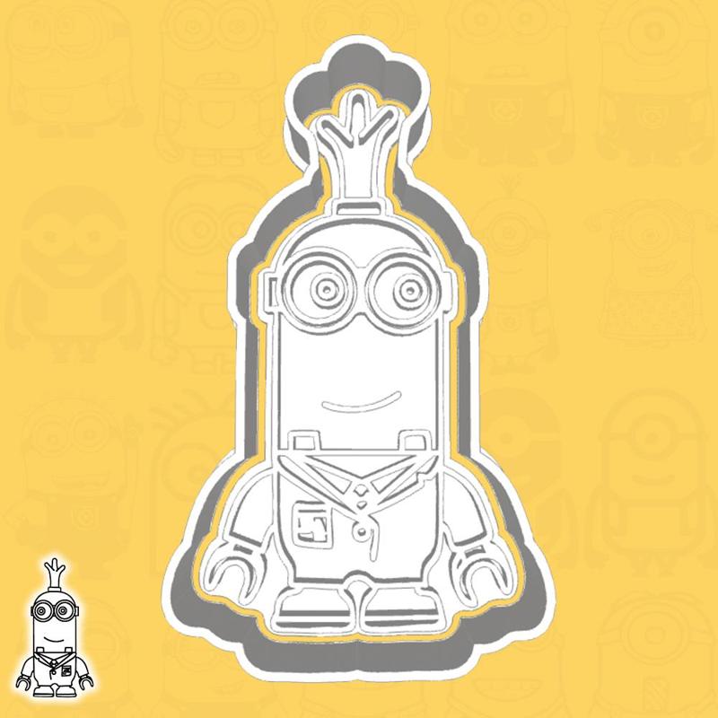 Minions / Despicable Me cookie cutters - Minion Robot (Mecha Kevin) (style 24)