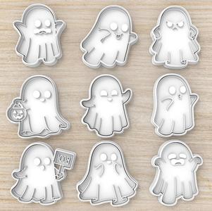 HALLOWEEN COOKIE CUTTER GHOSTS