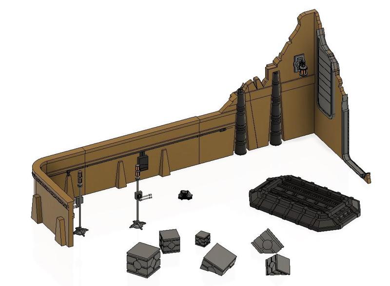 Star Wars Legion - Outer Rim Battles inspired Terrain