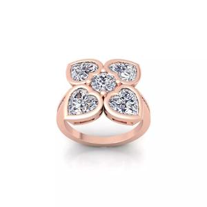 Woman Engagement Ring 3d Model and Render 36