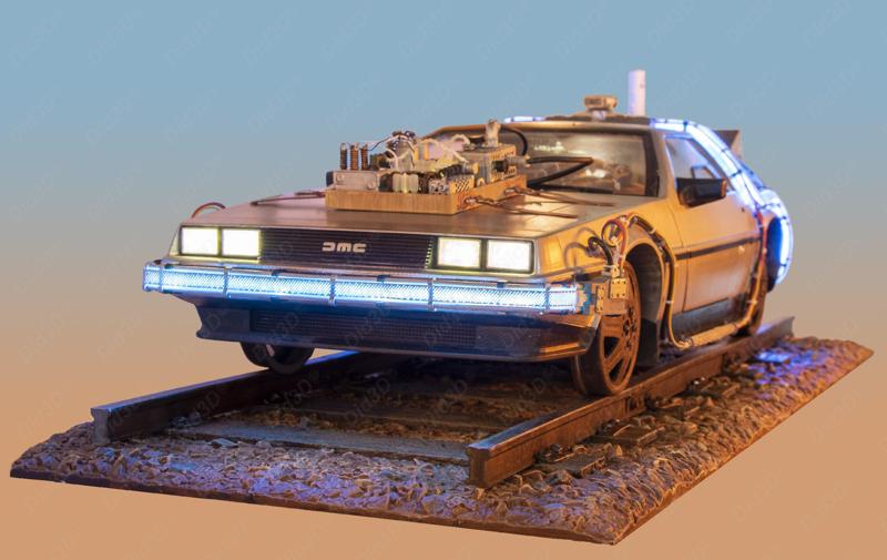 DELOREAN BTTF3 FAR WEST 1-8 Scale 530mm
