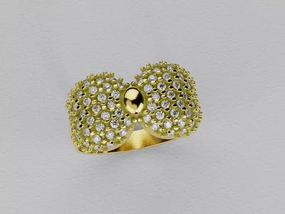 Anillo Corbatin laso monio  - Bowtie Ring