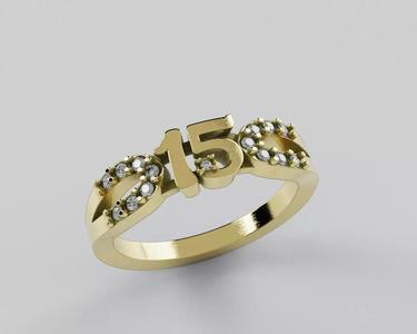 15 Years Diamonds Ring - Anillo 15 Anios Diamantes