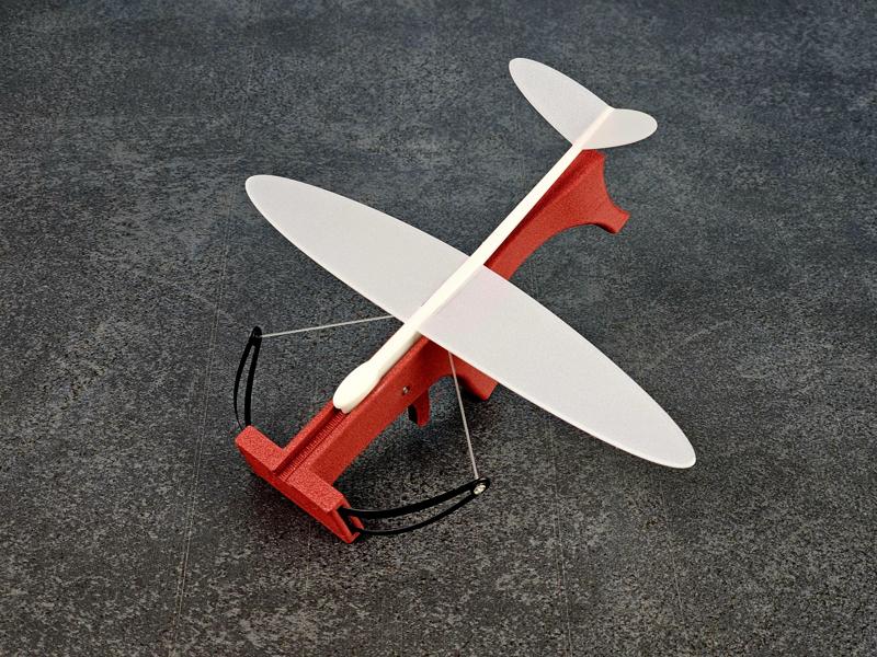Small Indoor Glider V-Tail Airplane