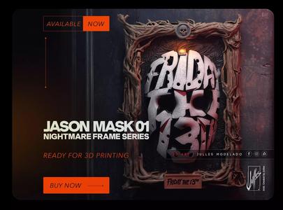 Nightmare Frame Series  Jason Mask 01