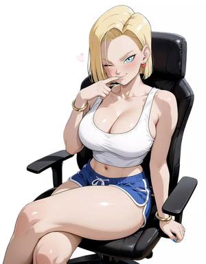 Casual Android 18 Gamer Comfort