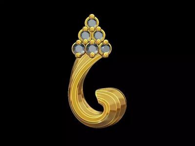 Wave Diamond Pendant