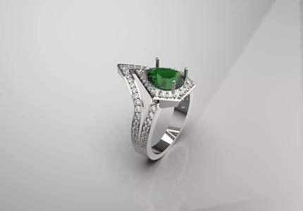 woman diamond ring jr00078