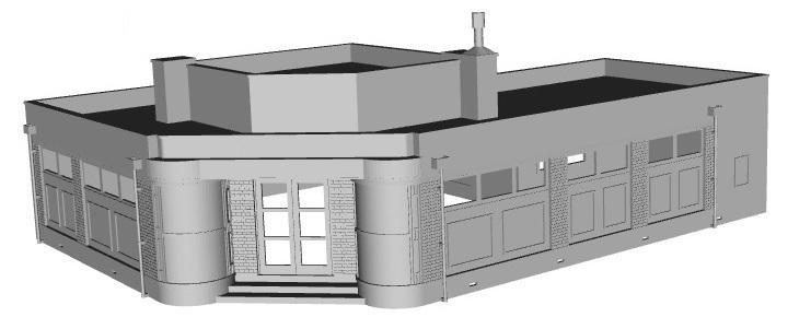 Southern Railway (Art Nouveau/Deco) 1930s station building 1/76 scale