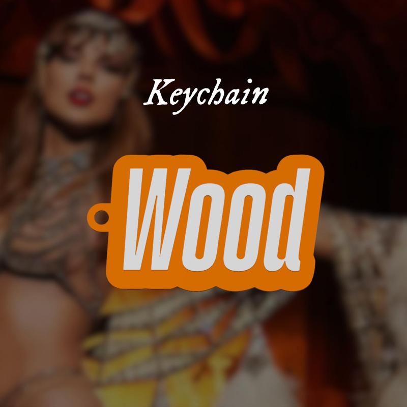 Wood Keychain - Taylor Swift - The life of a showgirl