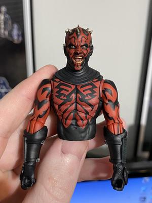 Play One Twelve Black Warrior Black Series Darth Maul Neck Peg