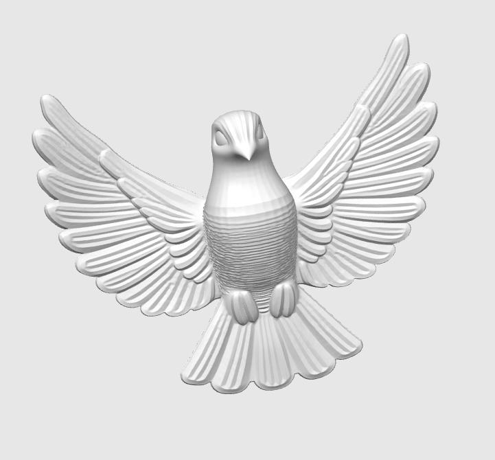 SPIRITU SANTO PALOMA BLANCA 3D