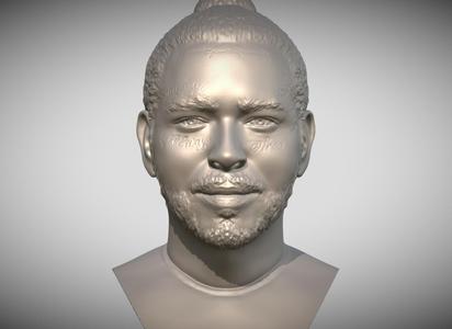 Post Malone bust for 3D printing