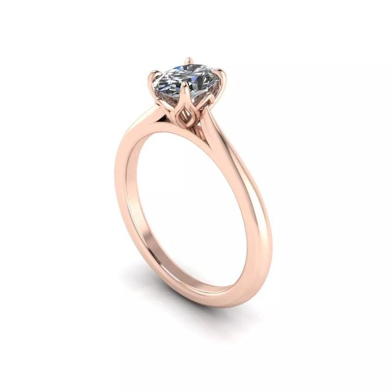 Solitaire Woman Wedding Diamond Ring