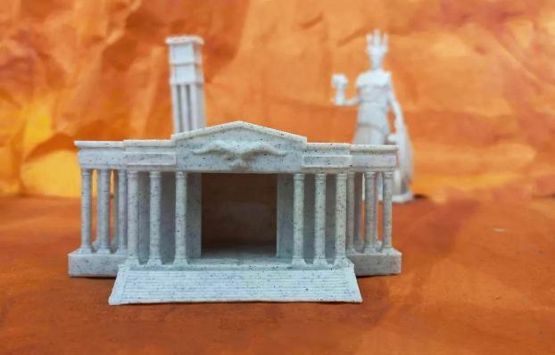 Saint Seiya Tauro Temple - Templo Acuario 3D print model