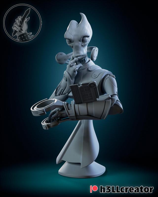 Bust of Mordin Solus