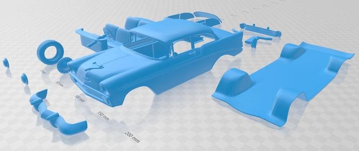 BelAir 1956 Printable Car