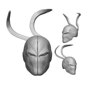 deathstroke HEAD SCULPT 1/10