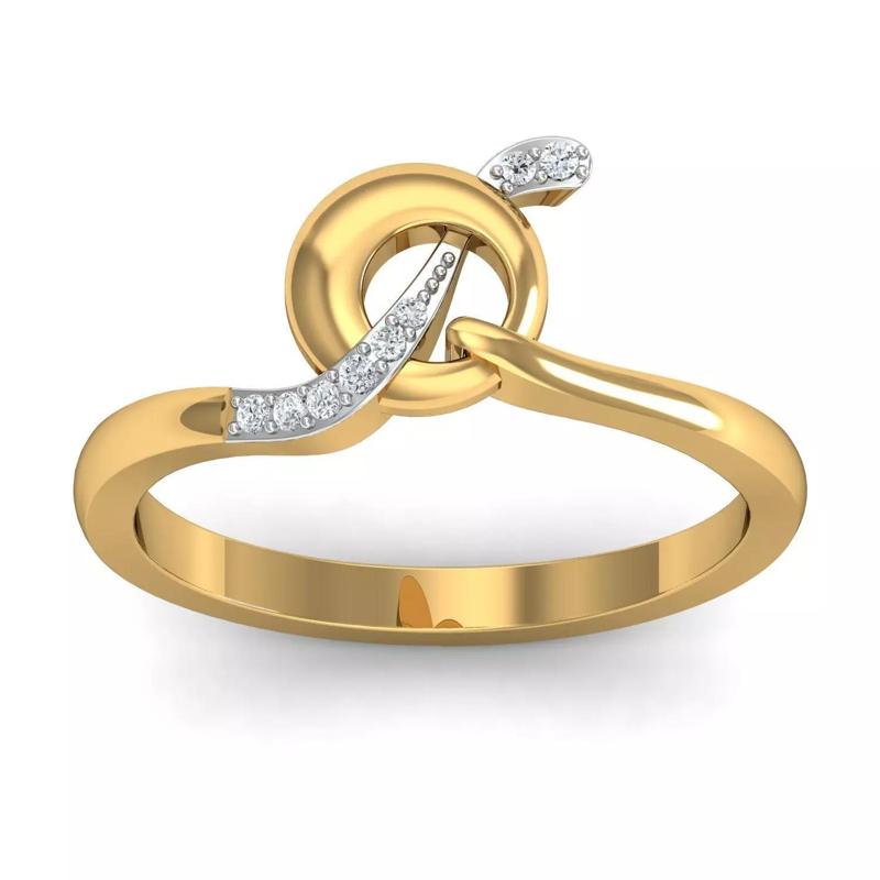 Solitaire Wedding Engagement Ring 3dm STL FBX OBJ Render Details
