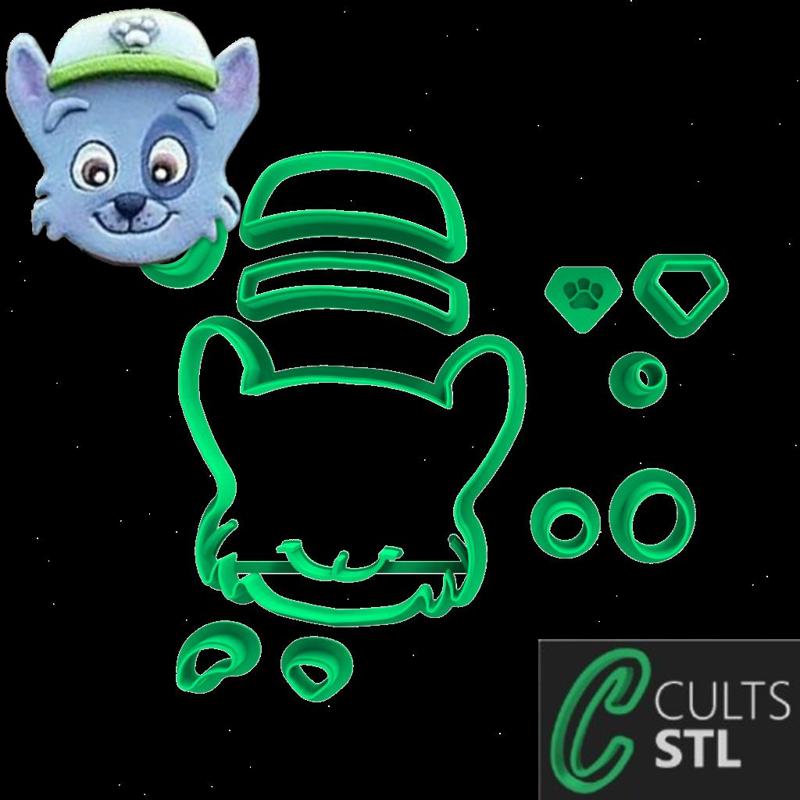 CORTADOR - ROCKY - PATRULHA CANINA - 5cm