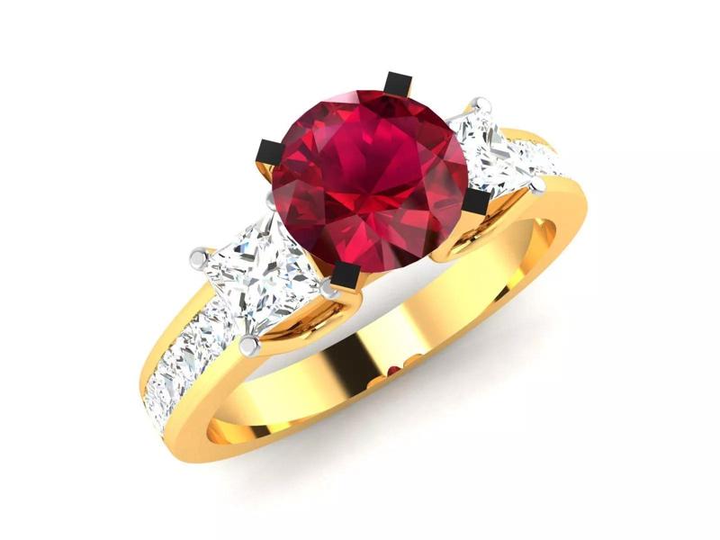 Solitaire Wedding Engagement Women Ring