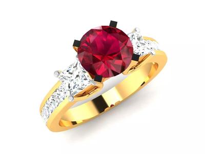 Solitaire Wedding Engagement Women Ring