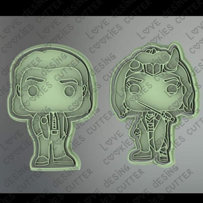 CUTTER + BOOKMARK LOKY AND SYLVIE