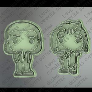 CUTTER + BOOKMARK LOKY AND SYLVIE