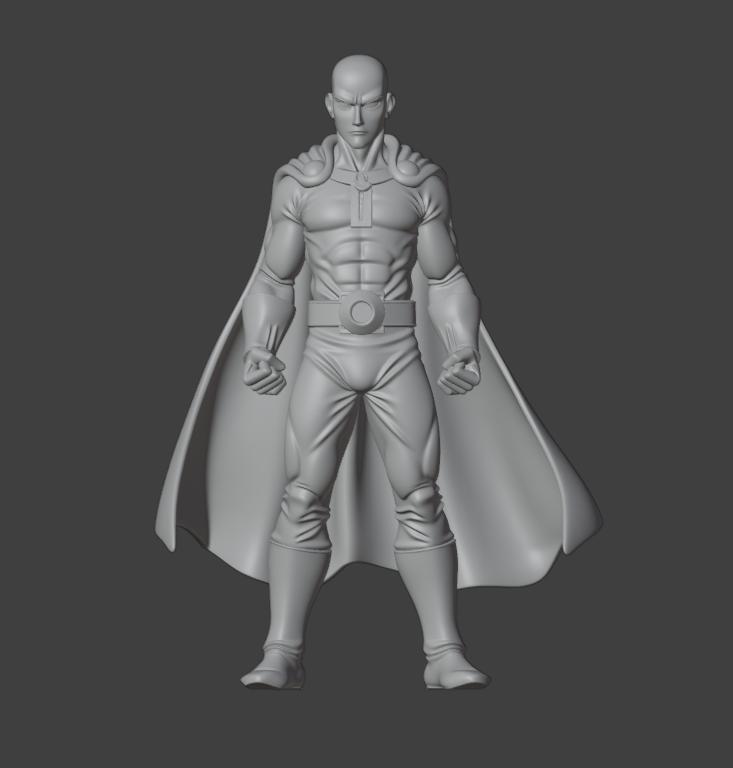Saitama One Punch Man (Enhanced Design)