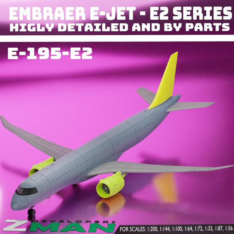 Embraer E-195-E2 (4 IN 1) V10