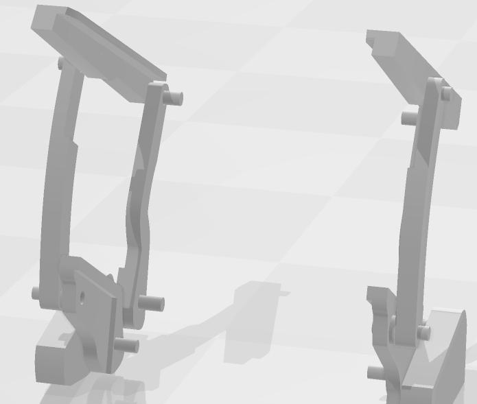 1/8th Revell Trans Am Working Hood Hinges