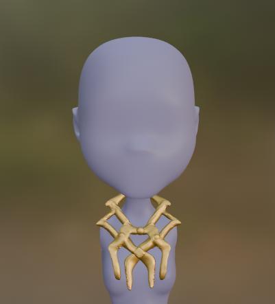 Monster high I Love Fashion Djinni Whisp Grant  necklace