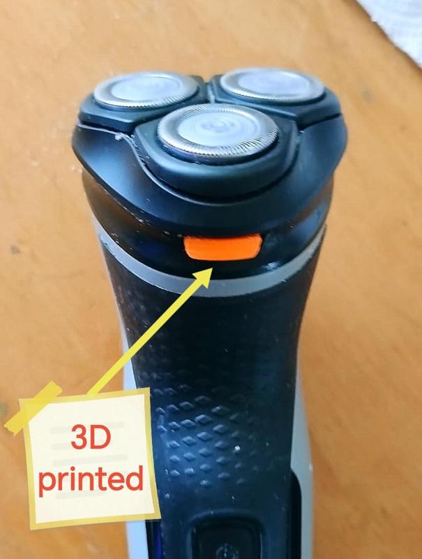 Philips shaver lock / release button (replaceable part)